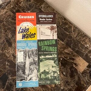 Vintage Florida Travel Brochures (6) Collection